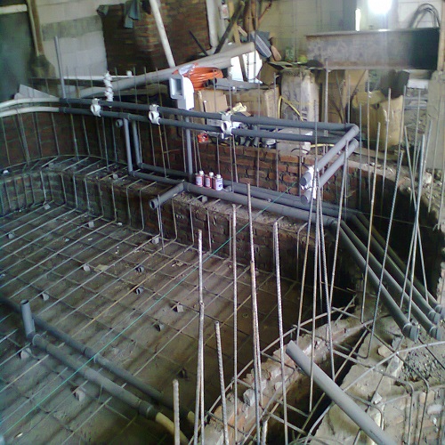 instalasi perpiaan kolam sauna
